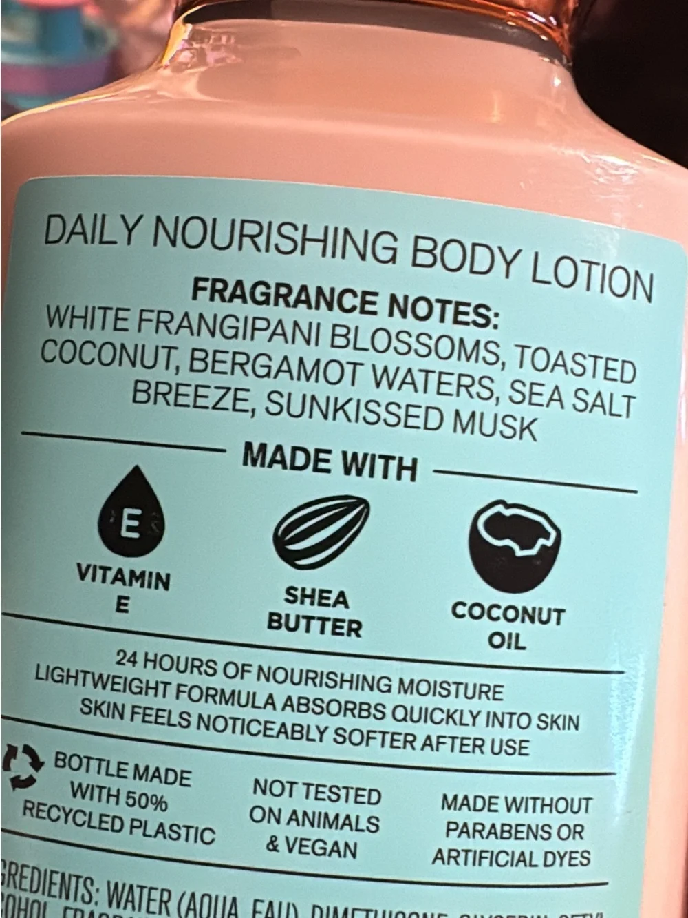 Bath & Body Works At The Beach Body Lotion